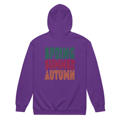 Spring into Summer Unisex Zip-Up Hoodie - Available in Assorted Colors