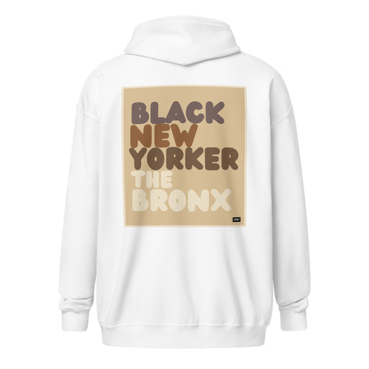 The Black New Yorker The Bronx Unisex Zip-Up Hoodie - The APWT Gift Shop