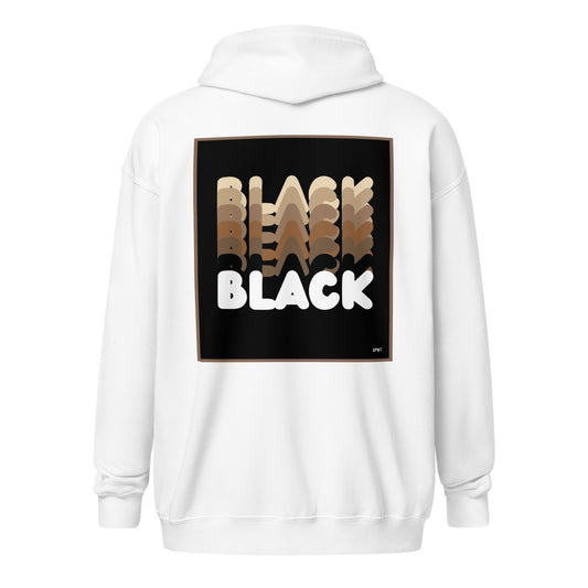 The Shades in Black Unisex Zip-Up Hoodie - The APWT Gift Shop