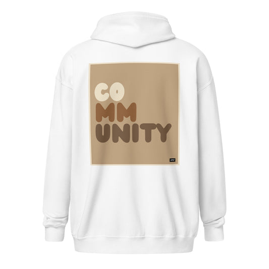 Our Community Unisex Zip-Up Hoodie