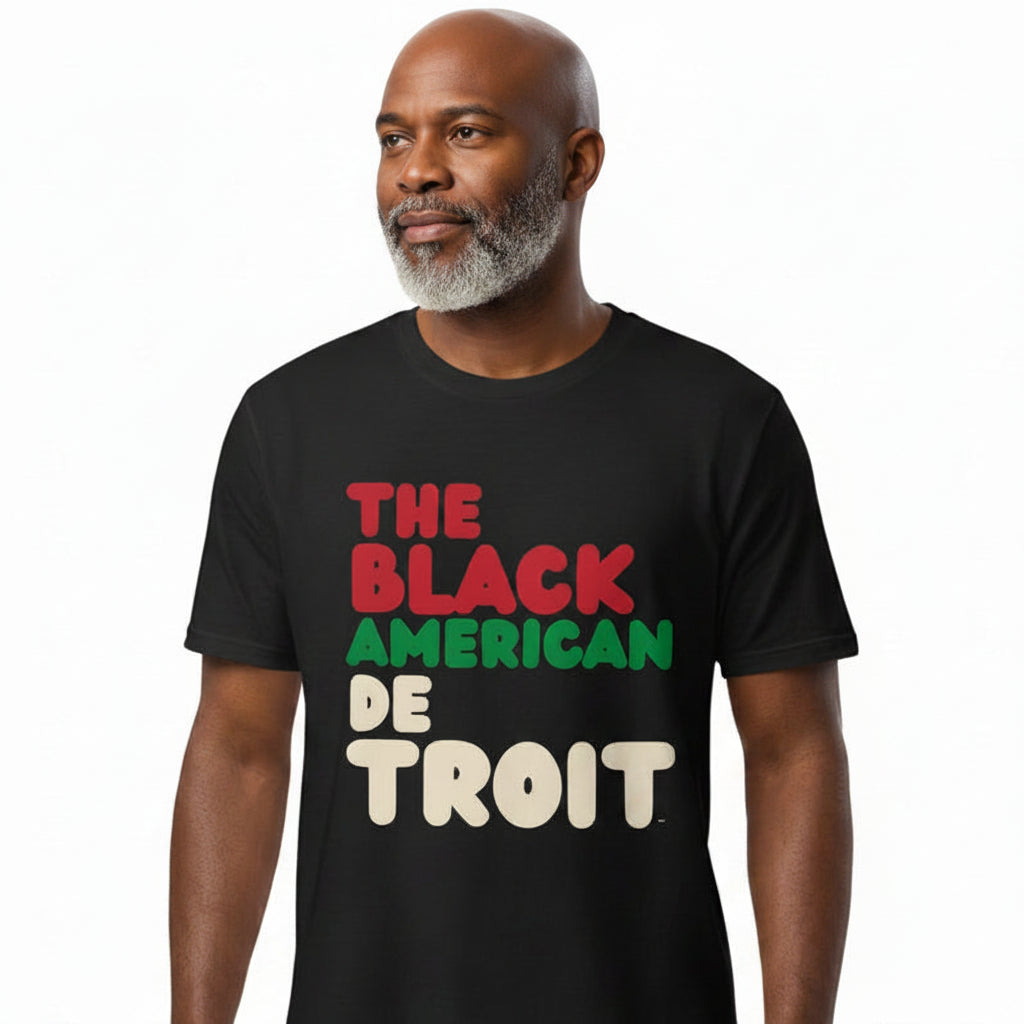 The Black American Detroit Premium Unisex T-Shirt