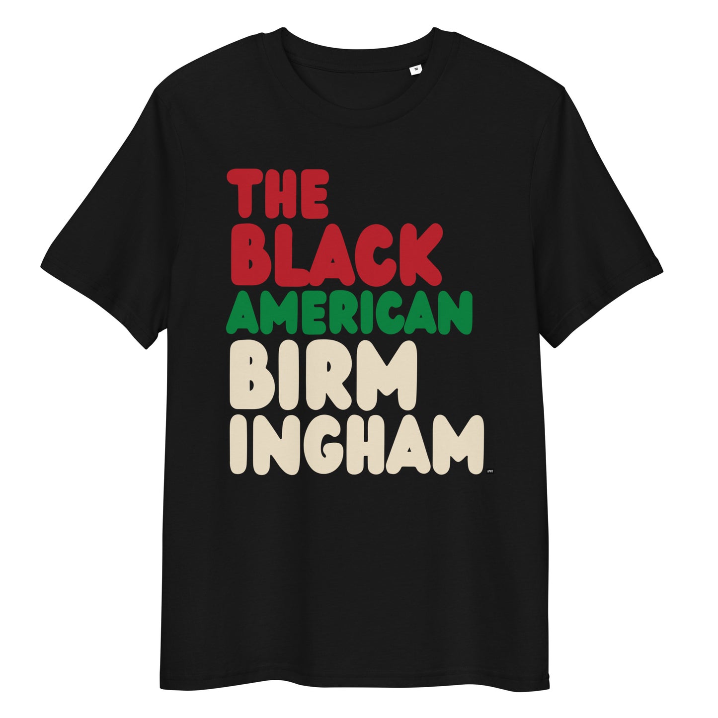 The APWT Gift Shop's the Black American Baltimore Premium Unisex T-Shirt from the Black Collection