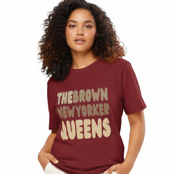 The Brown New Yorker Queens Premium Unisex T-Shirt - Available in Assorted Colors