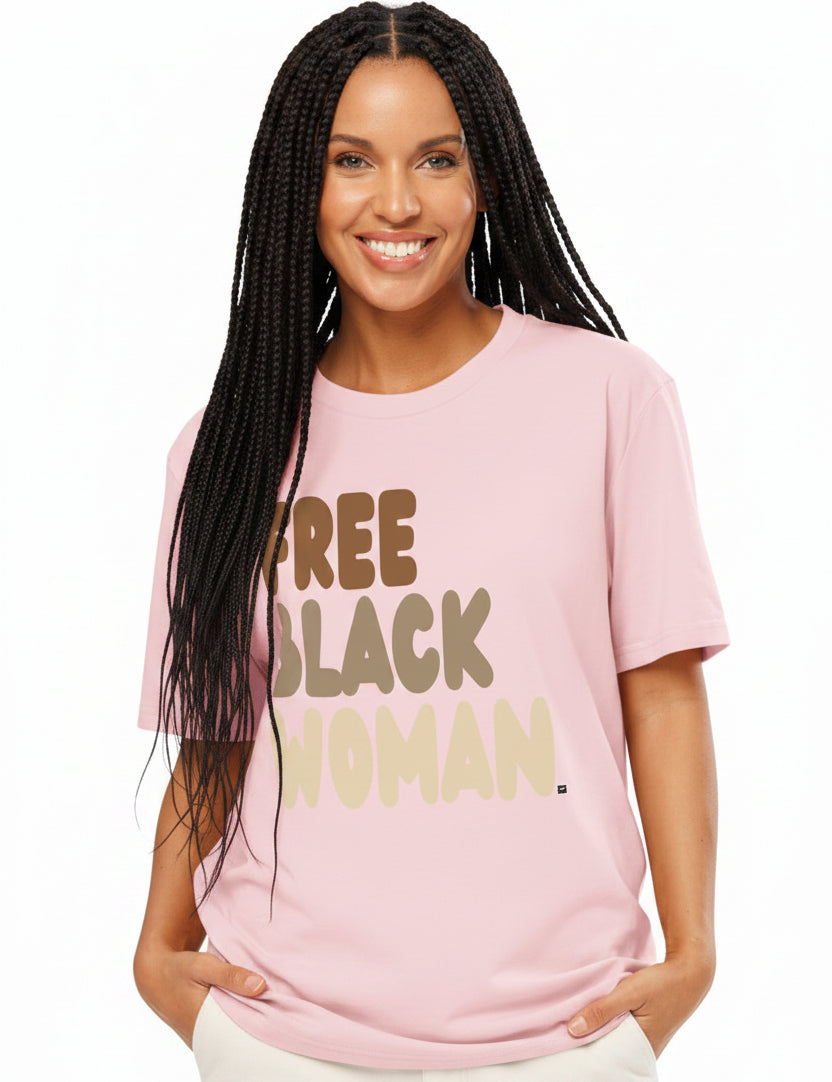 Free Black Woman Premium Unisex T-Shirt - Available in Assorted Colors