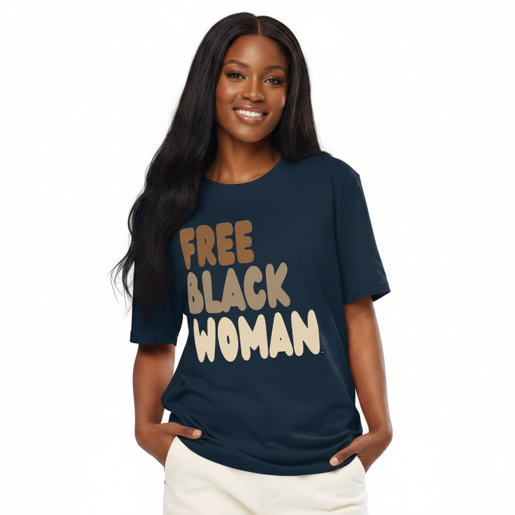 Free Black Woman Premium Unisex T-Shirt - Available in Assorted Colors