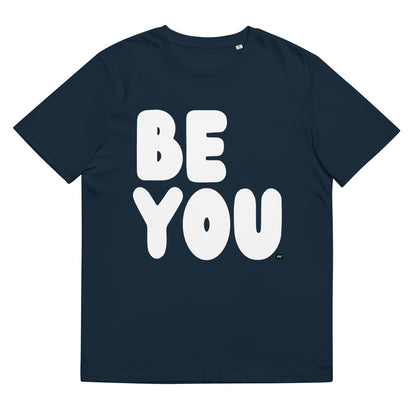 Be You in Blue and White Premium Unisex T-Shirt - The APWT Gift Shop