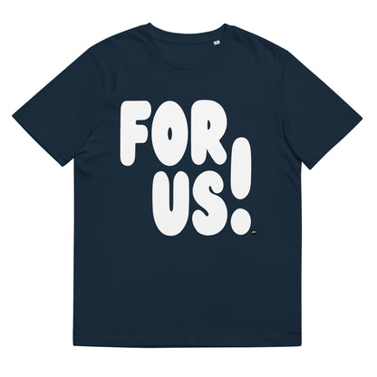 For Us in Blue and White Premium Unisex T-Shirt - The APWT Gift Shop