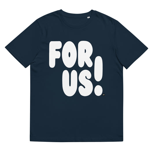 For Us in Blue and White Premium Unisex T-Shirt - The APWT Gift Shop