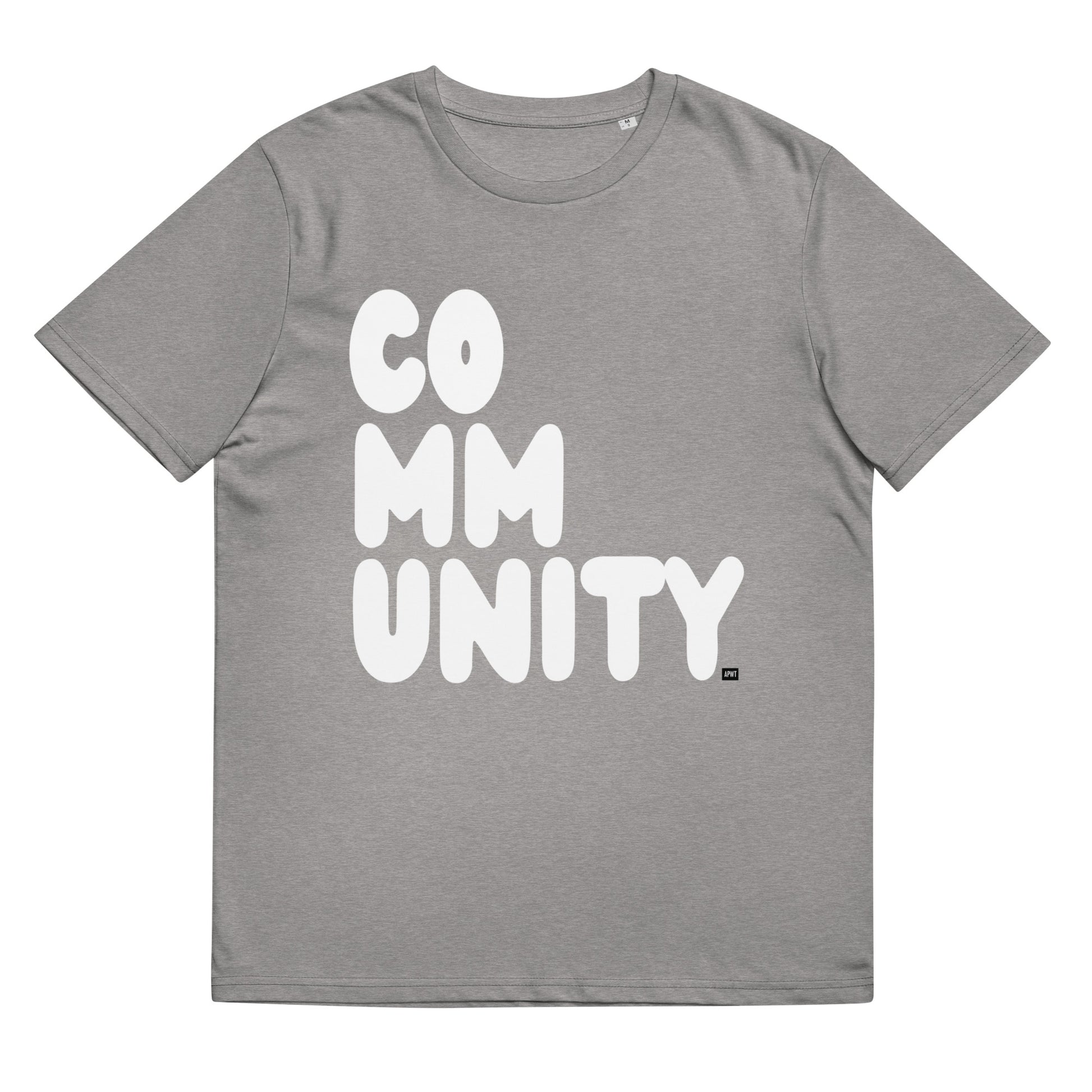 Community in Grey and White Premium Unisex T-Shirt - The APWT Gift Shop