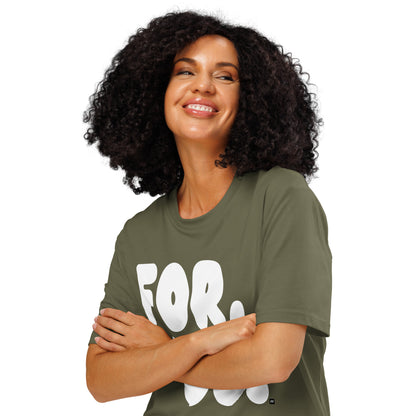 For Us in Green and White Premium Unisex T-Shirt - The APWT Gift Shop