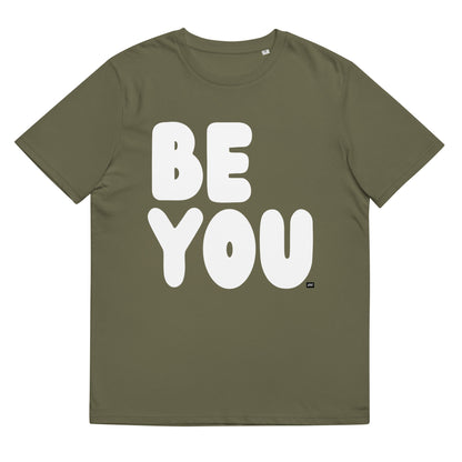 Be You in Green and White Premium Unisex T-Shirt - The APWT Gift Shop