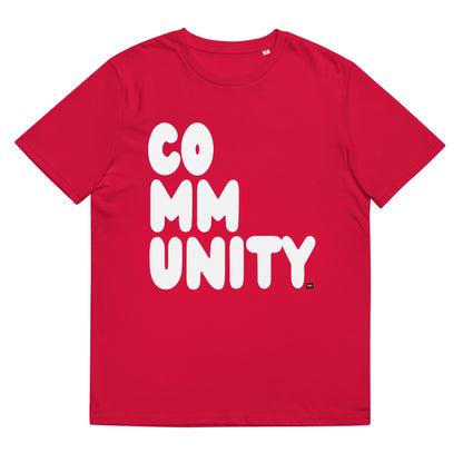 Community in Red and White Premium Unisex T-Shirt - The APWT Gift Shop