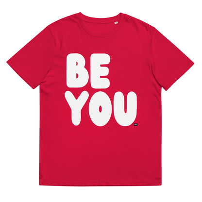 Be You in Red and White Premium Unisex T-Shirt - The APWT Gift Shop