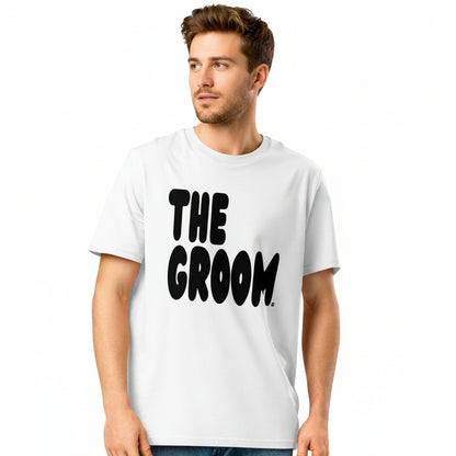The Groom Premium White T-Shirt