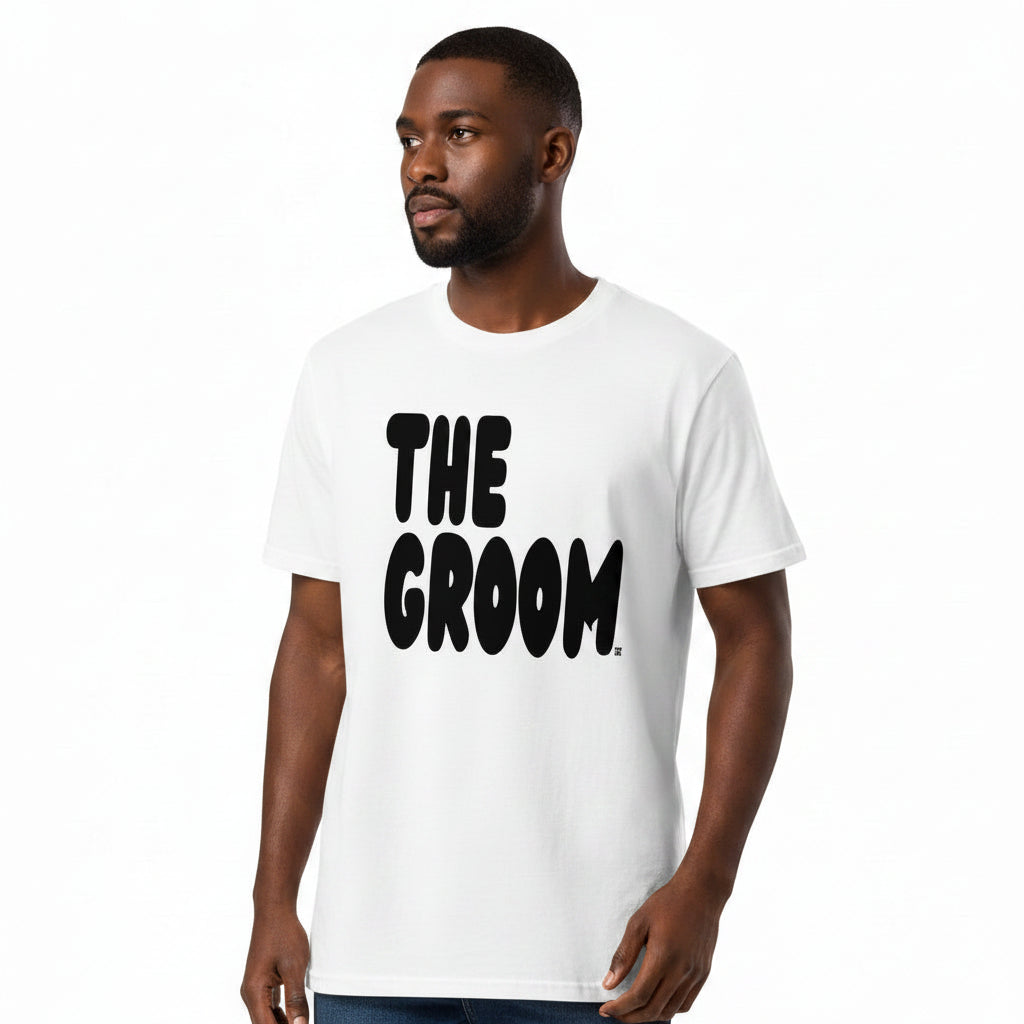 The Groom Premium White T-Shirt