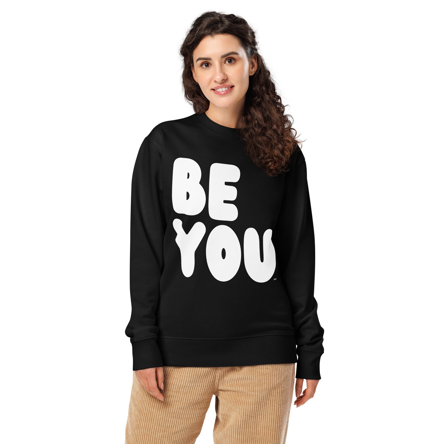 The Be You in Black and White Premium Unisex Crew Neck Sweatshirt - The APWT Gift Shop
