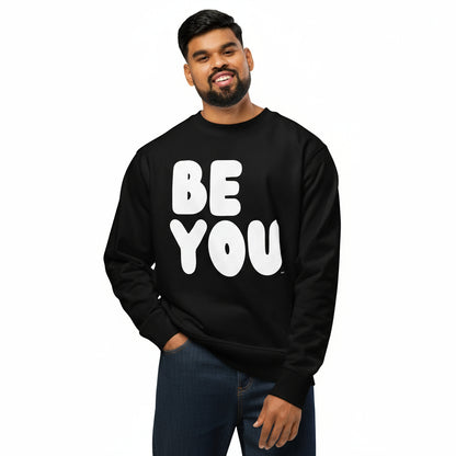 The Be You in Black and White Premium Unisex Crew Neck Sweatshirt - The APWT Gift Shop