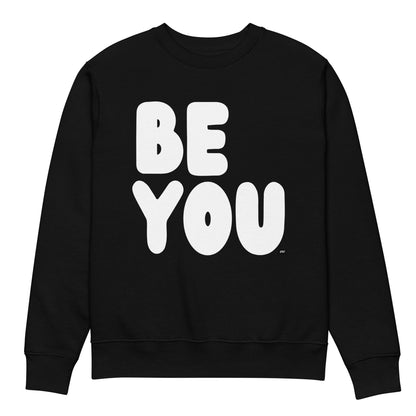 The Be You in Black and White Premium Unisex Crew Neck Sweatshirt - The APWT Gift Shop