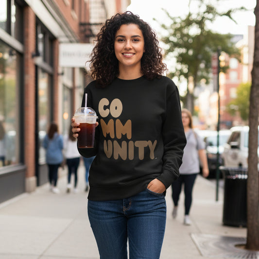 Our Community Premium Unisex Crew Neck Sweatshirt - The APWT Gift Shop