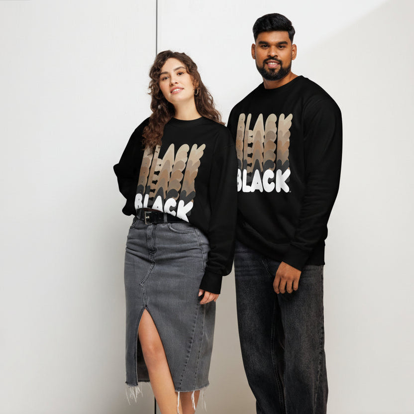 Shades in Black Premium Unisex Crew Neck Sweatshirt - The APWT Gift Shop