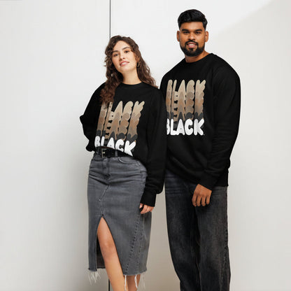 Shades in Black Premium Unisex Crew Neck Sweatshirt - The APWT Gift Shop