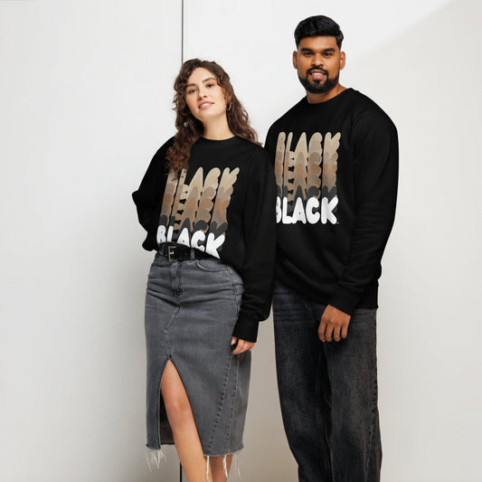 Shades in Black Premium Unisex Crew Neck Sweatshirt - The APWT Gift Shop
