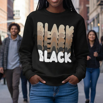 Shades in Black Premium Unisex Crew Neck Sweatshirt - Available in 3 Colors