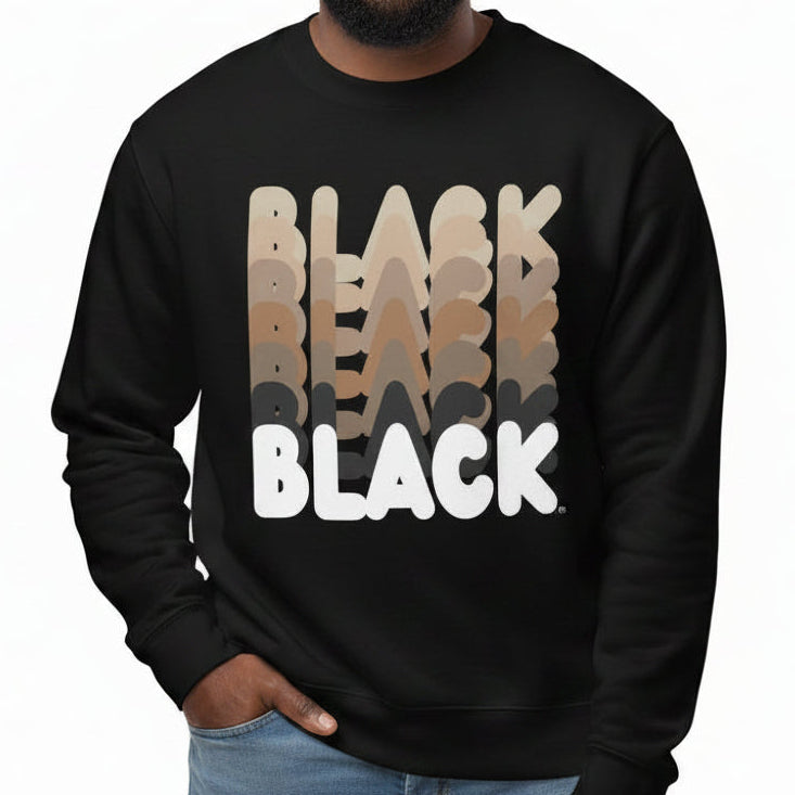 Shades in Black Premium Unisex Crew Neck Sweatshirt - Available in 3 Colors