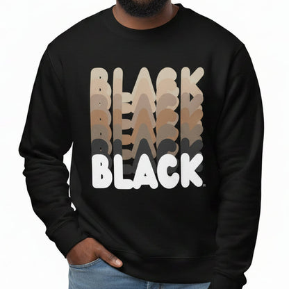 Shades in Black Premium Unisex Crew Neck Sweatshirt - Available in 3 Colors