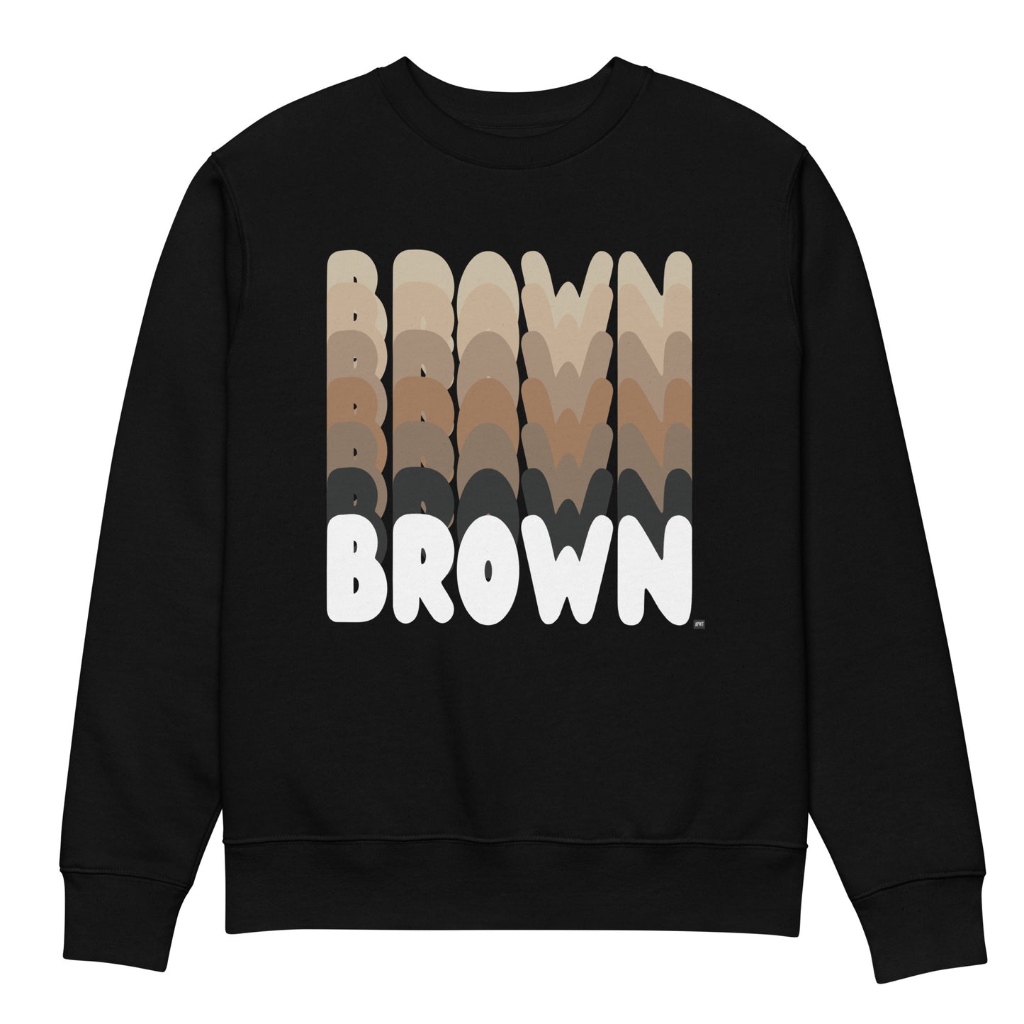 Shades in Brown Premium Unisex Crew Neck Sweatshirt - The APWT Gift Shop
