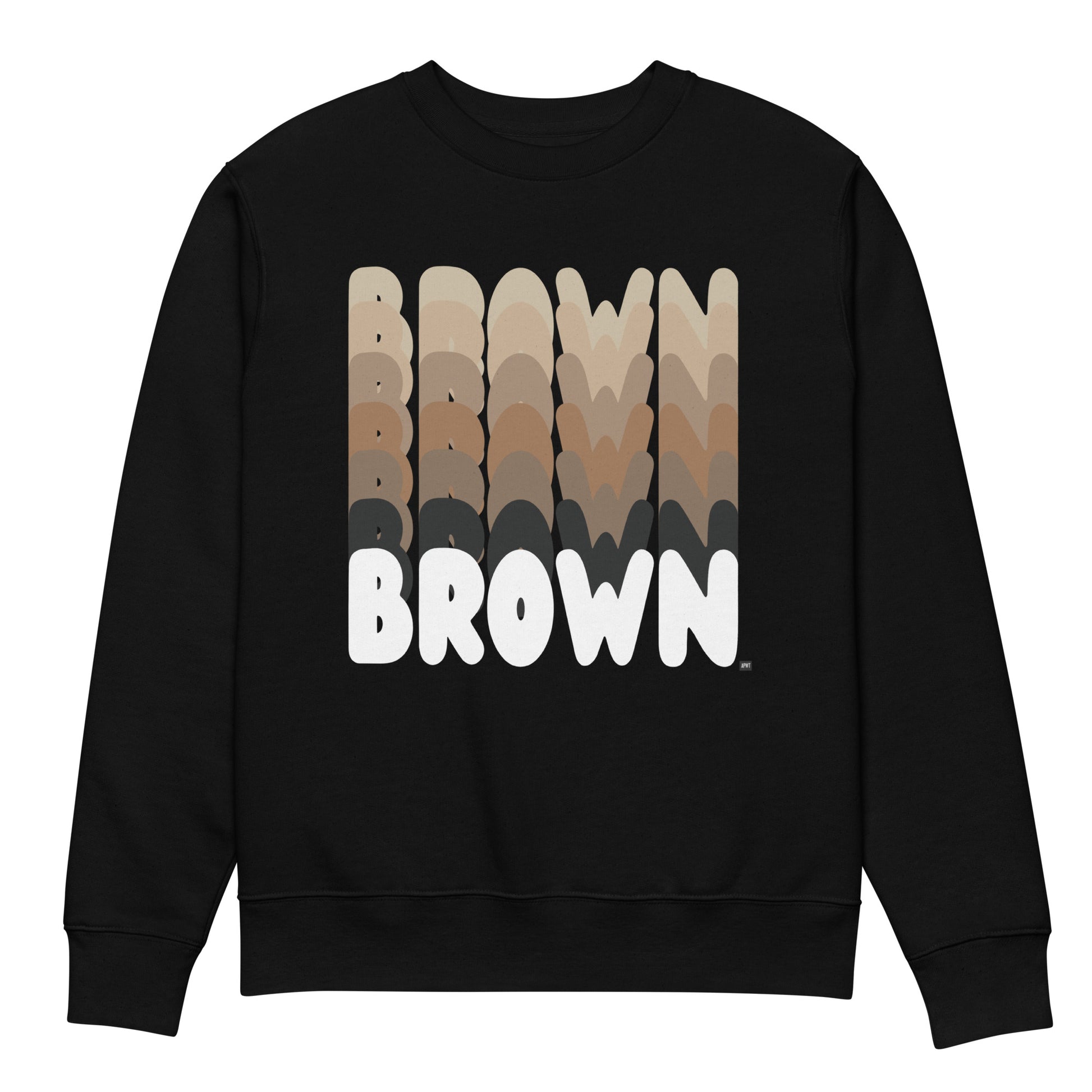 Shades in Brown Premium Unisex Crew Neck Sweatshirt - The APWT Gift Shop