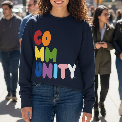 Rainbow Community Premium Unisex Crew Neck Sweatshirt