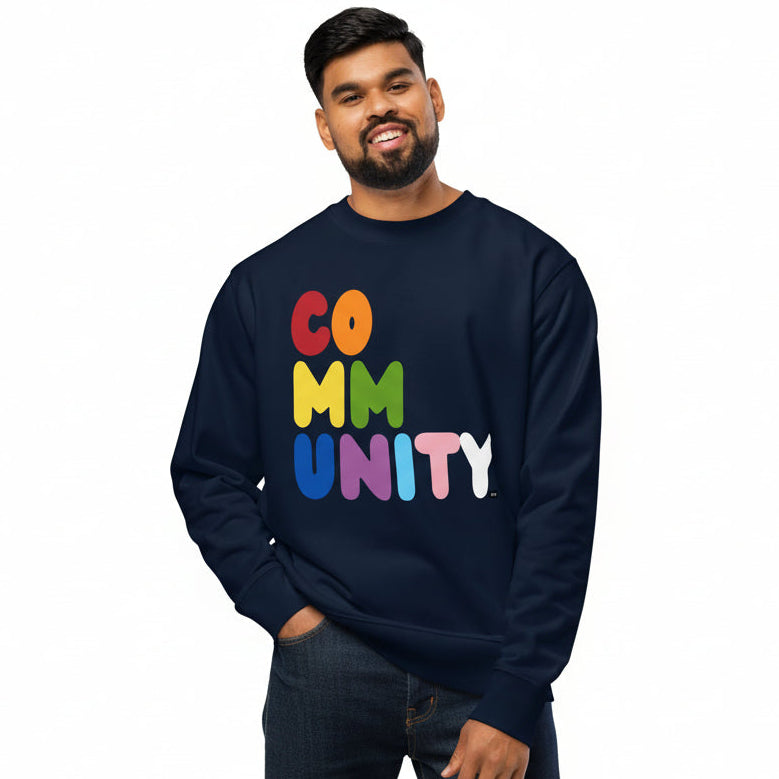 Rainbow Community Premium Unisex Crew Neck Sweatshirt - The APWT Gift Shop