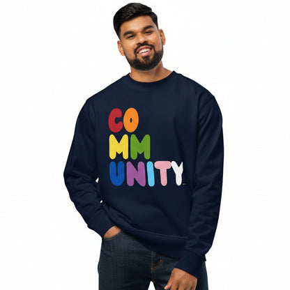 Rainbow Community Premium Unisex Crew Neck Sweatshirt - The APWT Gift Shop