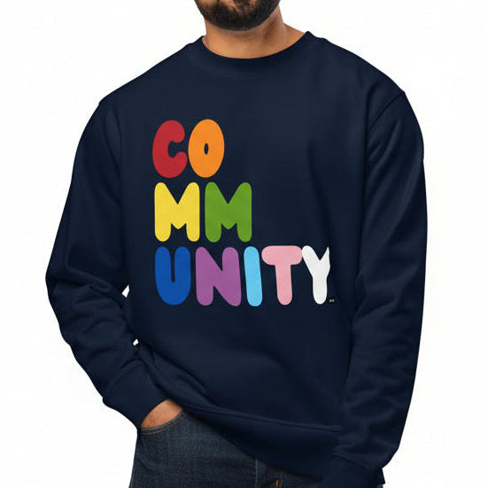 Rainbow Community Premium Unisex Crew Neck Sweatshirt