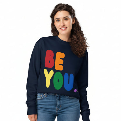 Rainbow Be You Premium Unisex Crew Neck Sweatshirt - The APWT Gift Shop