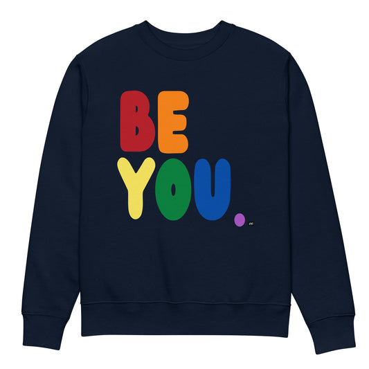Rainbow Be You Premium Unisex Crew Neck Sweatshirt - The APWT Gift Shop