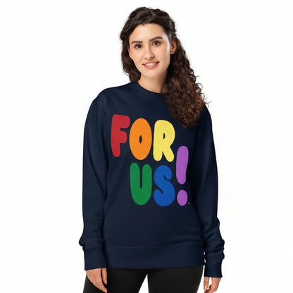 Rainbow For Us Premium Unisex Crew Neck Sweatshirt - The APWT Gift Shop