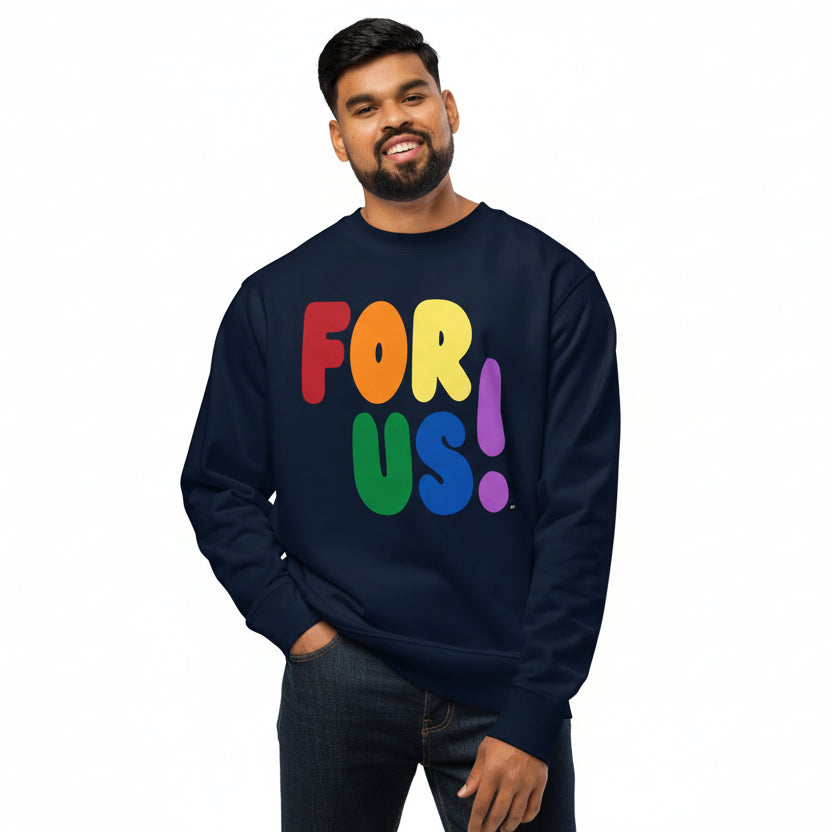 Rainbow For Us Premium Unisex Crew Neck Sweatshirt - The APWT Gift Shop
