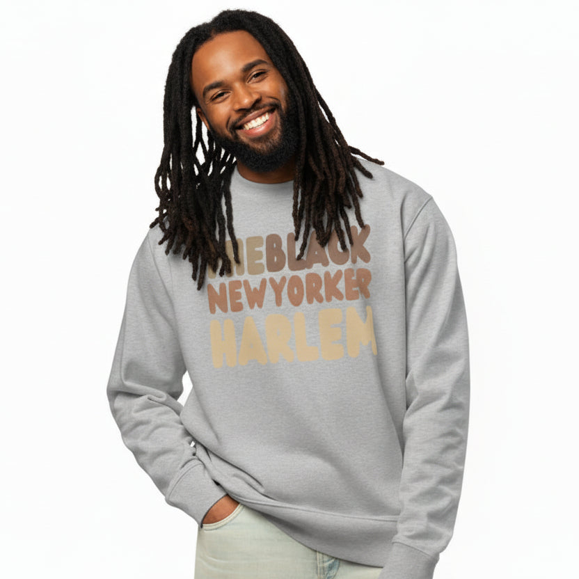 The Black New Yorker Harlem Premium Unisex Crew Neck Sweatshirt