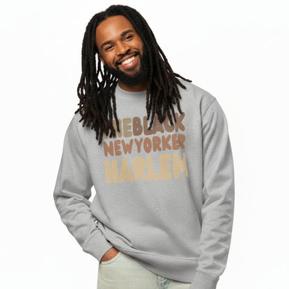 The Black New Yorker Harlem Premium Unisex Crew Neck Sweatshirt