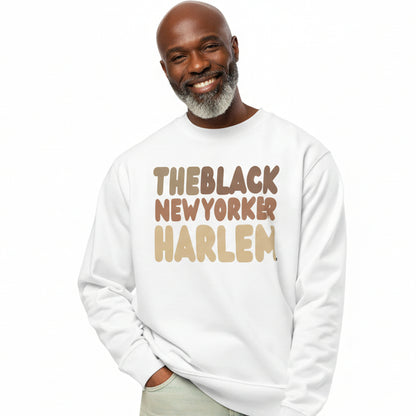 The Black New Yorker Harlem Premium Unisex Crew Neck Sweatshirt