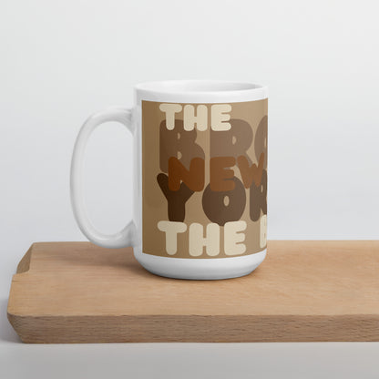 The Brown New Yorker The Bronx Mug - 15 Oz Ceramic Mug