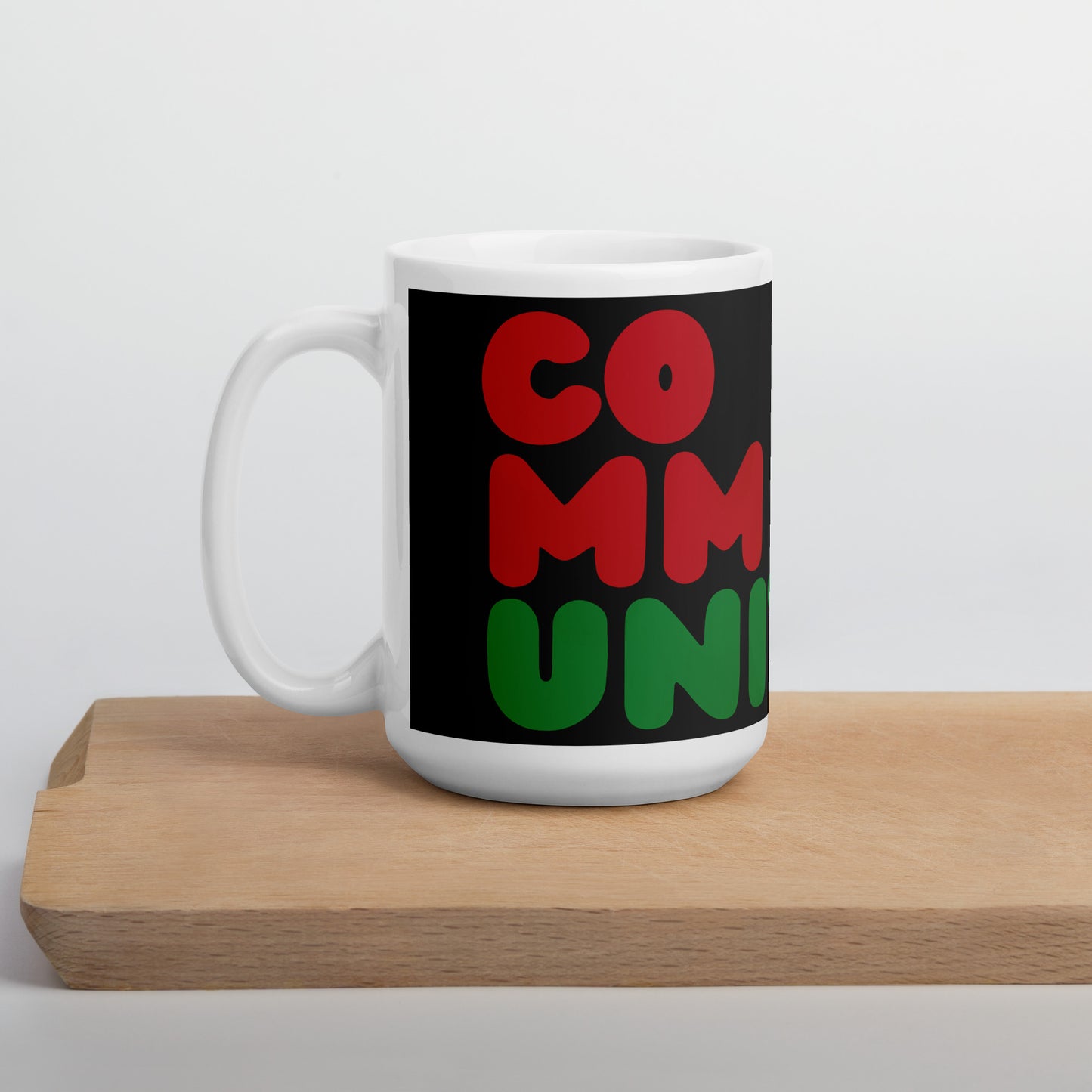 Black Community Mug - 15 Oz Ceramic Mug