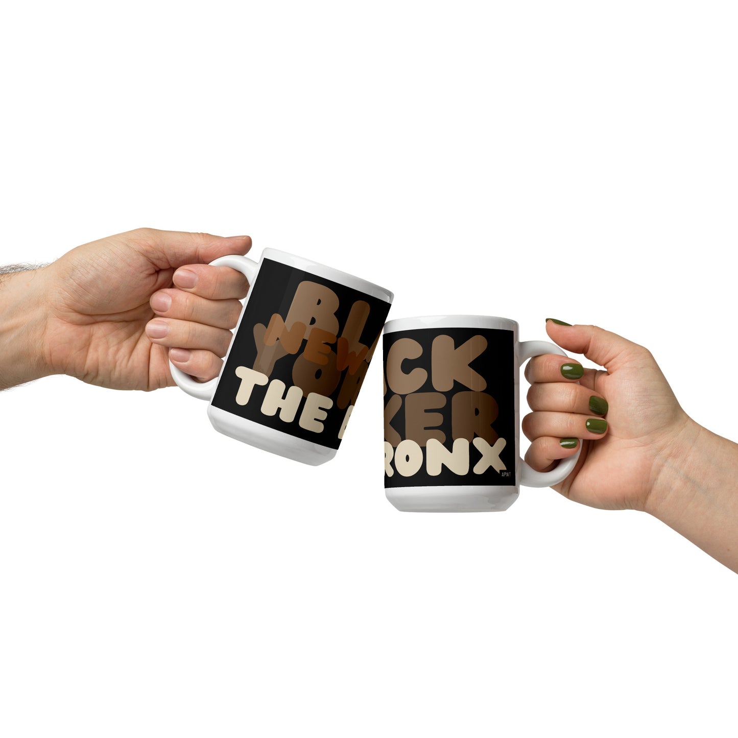 Black New Yorker The Bronx Mug - 15 Oz Ceramic Mug