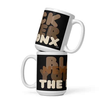 Black New Yorker The Bronx Mug - 15 Oz Ceramic Mug