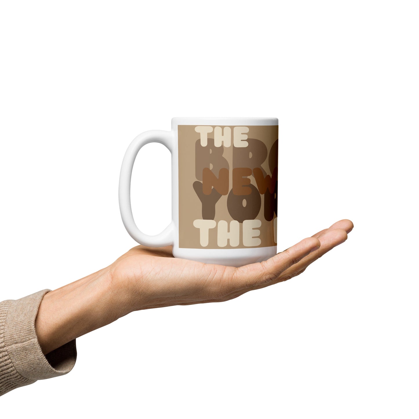 The Brown New Yorker The Bronx Mug - 15 Oz Ceramic Mug