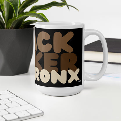 Black New Yorker The Bronx Mug - 15 Oz Ceramic Mug