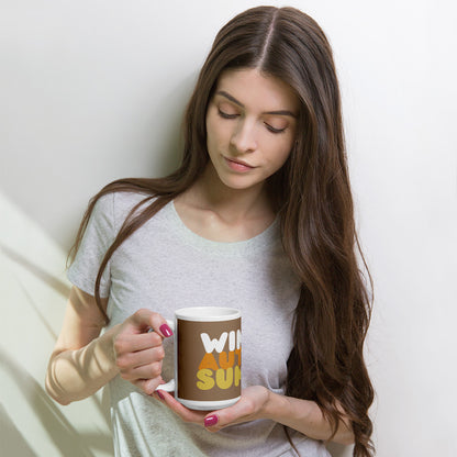 Autumn Brown Mug - 15 Oz Ceramic Mug