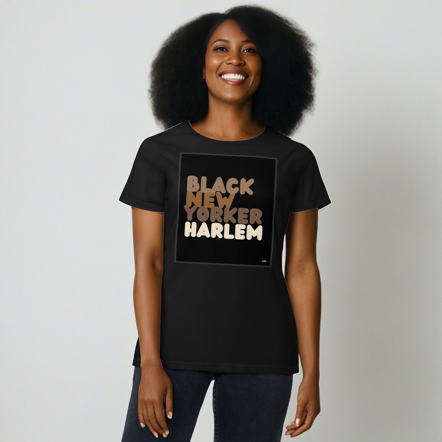 Black New Yorker Harlem Women's T-Shirt - Assorted Colors Available